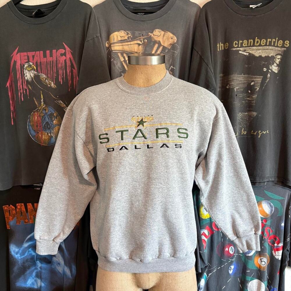 Vintage 1990s dallas stars crewneck